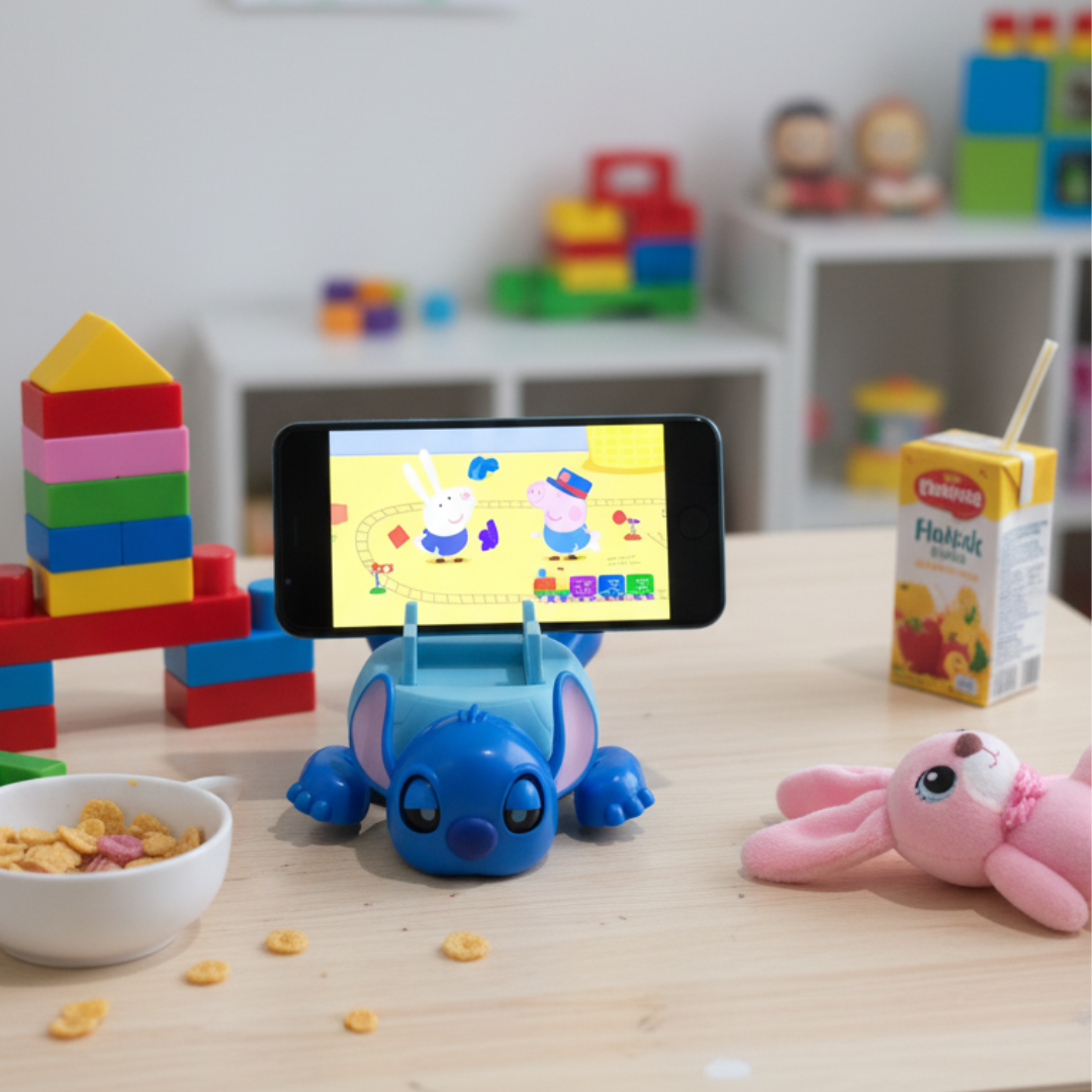 💫 Posavasos mágico de Stitch – cambia de expresión al presionarlo